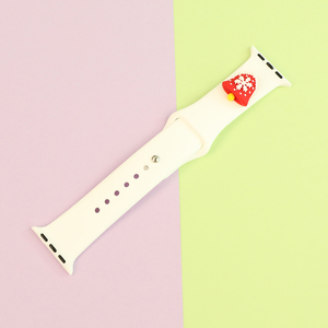 Correa de Silicona para <span class=keywords><strong>Apple</strong></span> <span class=keywords><strong>Watch</strong></span> de 46 mm, Serie 11, con Dijes de Resina 3D, Brazalete Deportivo de Goma - Product Image 5
