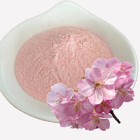 Poudre de Sakura 100% Naturelle Marque Blanche, Pigment Alimentaire Naturel de Fleur de Cerisier pour la Pâtisserie ou les Lattes