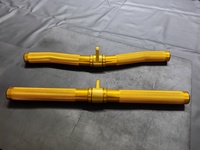 Barres de poignée en aluminium de qualité commerciale pour équipement de fitness, accessoires de câble pour entraînement, barres de traction
