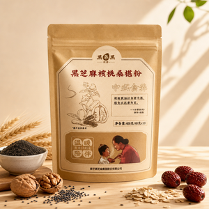 NANFANG Polvo Nutritivo de Sésamo Negro, Nuez y Morera 400g, Cereal Instantáneo de Hierbas Tradicionales Chinas - Product Image 1