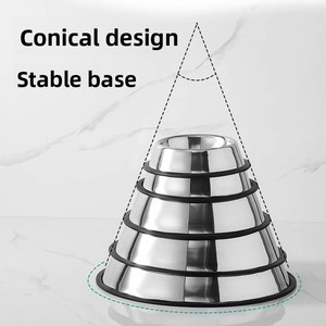 Cross-Border Suction-Cup Stainless Steel <strong>Dog</strong> <strong>Bowl</strong> Double-Layer Non-Slip Thickened Solid Waterproof Custom Logo Available - Product Image 4