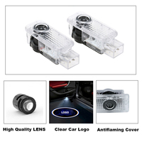 Nouvelle lampe de bienvenue universelle pour voiture à LED et projecteur de logo pour Audi A5/A4/A6/Q5/Q7/R8 - 12V DC
