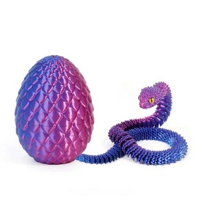Juguetes Flexibles <span class=keywords><strong>de</strong></span> Animales DS5756, Juguetes Antiestrés, Huevo <span class=keywords><strong>de</strong></span> Serpiente Impreso en 3D con Articulaciones Flexibles, Rellenos <span class=keywords><strong>de</strong></span> <span class=keywords><strong>Huevos</strong></span> <span class=keywords><strong>de</strong></span> Pascua, Juguetes <span class=keywords><strong>de</strong></span> Serpiente Impresos en 3D - Product Image 5