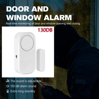 Alarme de porte de sécurité domestique, capteur ABS, volume réglable sur 3 niveaux, volume max. 130 dB, portée de détection 10 m, fonction sonnette