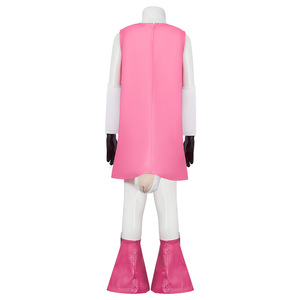 Disfraz de Vegapunk 5 para mujer, conjunto de disfraz de anime para adultos, color rosa con guantes y botas - Product Image 3