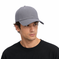 Casquette de baseball en coton structurée à 6 panneaux, poids lourd, avec logo 3D personnalisé et fermoir métallique pour événements promotionnels de marque