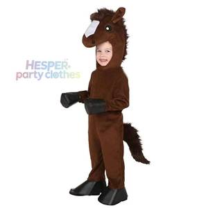 Disfraz de Caballo con Capucha para Niños Unisex de HP, Traje de Fantasía para Halloween, Carnaval, Juego de Imitación - Product Image 1