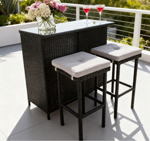 Hand-woven <strong>Garden</strong> <strong>Furniture</strong> Set, Outdoor Bar, <strong>Storage</strong>, Outdoor Rattan <strong>Furniture</strong> - Product Image 5