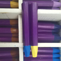 Nouveauté : Lot de 336 crayons de peinture non toxiques, forme hexagonale, pour les activités de groupe à la maternelle