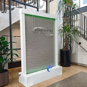 Cortina de Agua Colgante de Malla de Acero para Bodas, Cascada Interior, Separador de Ambientes, Diseño Pastoral, Decoración de Jardín - Product Image 5