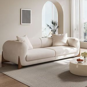 KMJ <span class=keywords><strong>Divano</strong></span> Letto Nordico per <span class=keywords><strong>Soggiorno</strong></span>, Struttura in Legno, Tessuto Moderno Minimalista, Set di Divani per Arredamento <span class=keywords><strong>Soggiorno</strong></span> - Product Image 1
