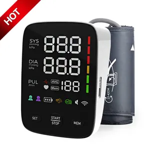 Uses Digital Sphygmomanometer Customized ODM Big Screen Digital Bp Machine Free OEM Electronic Blood Pressure Monitor