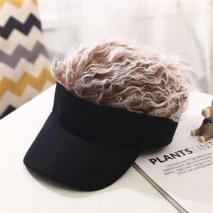 Gorra de béisbol de Golf de poliéster 100% al por mayor, sombrero de pelo deportivo, visera <span class=keywords><strong>con</strong></span> pelos de pinchos Hiphop, peluca, sombrero de moda <span class=keywords><strong>para</strong></span> <span class=keywords><strong>hombres</strong></span> - Product Image 2