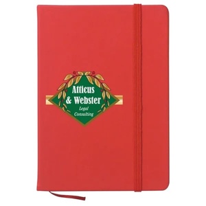 Cuaderno de Tapa Dura A5/A6 con Logotipo Personalizado, Colores Surtidos, 3.7in X 5.5in, 160 Páginas, Cuaderno Promocional de 80 Páginas para Trabajo - Product Image 2