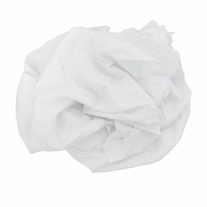 工業用強度ホワイトTシャツラグス100% コットン製造装置洗浄用 - Product Image 2