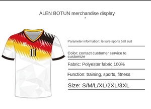 Completo da Calcio Professionale Unisex per Adulti e Bambini, Divisa Sportiva per Allenamento, Uniforme da Calcio in Poliestere per Squadre Maschili - Product Image 4