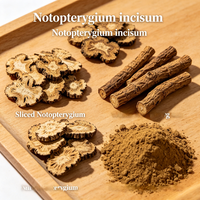 Racine de Notopterygium séchée de qualité supérieure, matière première aromatique boisée et épicée pour les mélanges d'épices, l'encens et la production d'huiles essentielles
