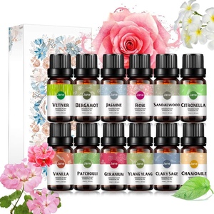 Rosa, baunilha, sândalo, salsicha clara, patchoululho, gerânio, jasmine, chamônio, bergamot, ylang-ylang-ywang, grama de limão, óleo essencial de vetro