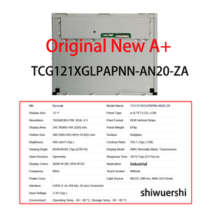Écran LCD SHIWUERSHI 12,1 <span class=keywords><strong>pouces</strong></span> TCG121XGLPAPNN AN20 SA AN20 ZA NL12880BC20 05BA 07F NLB121XG01L-01 NL10276BC24-13 pour usage industriel - Product Image 5