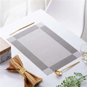 Napperon de luxe cuisine résistant à la chaleur facile à nettoyer tapis de Table en vinyle en plastique imperméable antidérapant - Product Image 4