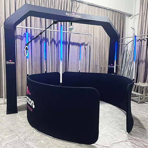 Le plus récent Vogue 360 Photo Booth Enclosure Backdrop Sky Selfie rotatif automatique sans fil - Product Image 4