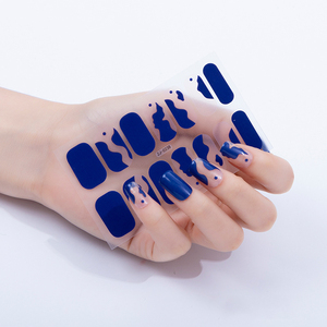 สติกเกอร์เล็บชุดศิลปะเล็บแบบวินเทจสำหรับผู้หญิง3D ลายกระดานหมากรุกจากโรงงานขายส่ง - Product Image 3