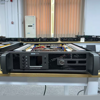 KFKD Sınıf H 4 Kanallı Profesyonel 1000W Güç Amplifikatörü, Ekranlı, Dış Mekan Sahne Performansları İçin Uygundur.