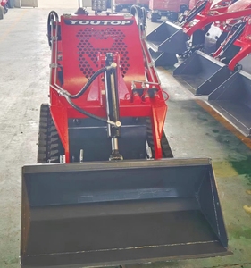 <b>Door</b> to Price Cheap 660lbs 880lbs Skidsteer <b>Stand</b> on Attachments Mini Crawler Skid Steer with Track - Product Image 3