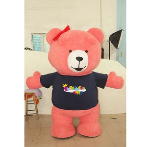 Personalizado colorido inflable oso de peluche de dibujos animados mascota disfraz fiesta adulto mascota disfraz para la venta - Product Image 3