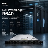 Baru untuk Server Rak 1U PowerEdge R640 Intel Xeon Platinum Seri 8100/8200 Server Pusat Data Enterprise Tersedia