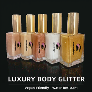 Illuminateur liquide de luxe pailleté pour le <span class=keywords><strong>corps</strong></span>, marque distributeur, <span class=keywords><strong>huile</strong></span> scintillante organique imperméable pour le <span class=keywords><strong>corps</strong></span>, paillettes de luxe personnalisable pour le <span class=keywords><strong>corps</strong></span> - Product Image 3