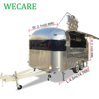 Wecare Foodtruck Cuisine mobile Rue Food Truck Remorques entièrement équipées
