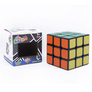 Jinming Hot Heling 3x3 cubo mágico Cubo de velocidad esmerilado pegatina primavera cubo mágico juguete para niños - Product Image 2