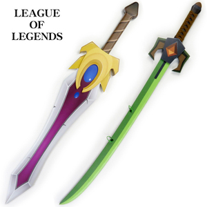 Accessoires <span class=keywords><strong>de</strong></span> jeu League of Legends Galen Akali Master Yi <span class=keywords><strong>Épée</strong></span> 100cm - Product Image 1