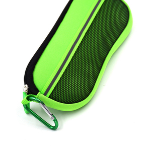 Neoprene Glasses case Kids Neoprene Eyeglasses Bag Zipper Glasses Bag With Hook - Product Image 4