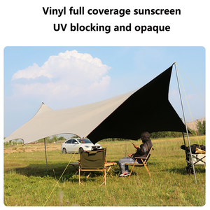 Large Space Outdoor Camping UV Resistant Waterproof Octagonal <b>Tarp</b> Tent for 5+ Person Fly Sunshade Awning - Product Image 2