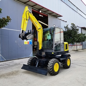 Excavatrice hydraulique sur roues de 4 tonnes, prix d'usine, à vendre - Product Image 2