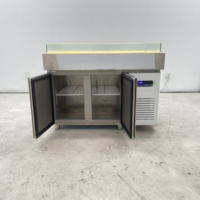 Estación de Hielo Comercial de Acero Inoxidable para Catering, Exhibidor para Preparación de Ensaladas y Postres en Buffet