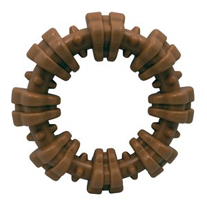 <strong>Nylabone</strong> Power <strong>Chew</strong> Textured Dog <strong>Chew</strong> Ring <strong>Toy</strong> Tough and Durable Dog <strong>Chew</strong> <strong>Toy</strong> for Aggressive Chewers Flavor Medley Large Souper