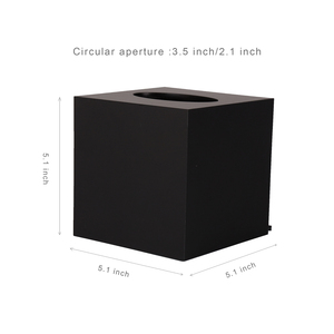 Fabrika özelleştirilmiş toptan lüks akrilik kare masaüstü doku kutusu kağıt organizatör tutucu kapak özel yaratıcı akrilik kutu - Product Image 3
