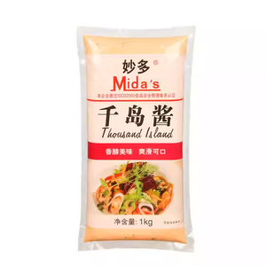 Aderezo Miaoduo <span class=keywords><strong>Thousand</strong></span> <span class=keywords><strong>Island</strong></span>, 1 kg/bolsa, Aderezo para Ensaladas, Frutas, Verduras, Sushi, Salsa para Untar - Product Image 4
