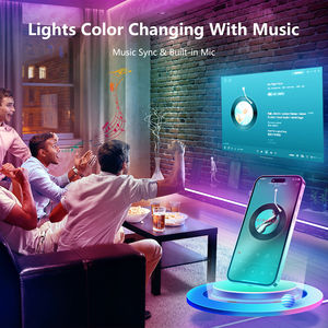 ไฟ LED แบบเส้น 24V SMD5050 IP20 สีดรีมคัลเลอร์ RGB แรงดันต่ำ 12V แถบไฟ 5050 สมาร์ท แสงไฟ LED ขายส่ง - Product Image 5