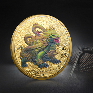 Spot Business piccolo cavallo regalo per il successo monete Commemorative felicità placcato in argento placcato oro monete da collezione - Product Image 4