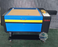 5070 CO2 Laser 50w 60w 80W 100w Gravador Automático Máquina De Corte De Gravura 700*500mm Com Máquina De Gravura A Laser De Eixo Rotativo