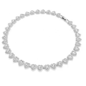 <span class=keywords><strong>Collier</strong></span> Fleur en Acier Inoxydable Entièrement Sertie de Diamants, Ensemble de Bijoux Romantique <span class=keywords><strong>et</strong></span> Luxueux en Zircon - Product Image 3