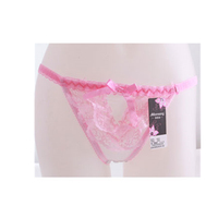 Sous-vêtements sexy sexy en dentelle blanche transparente pour femmes