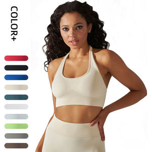 High Quality Custom Logo Women's Sexy Plus Size Yoga Bra Backless Running Sports Fitness Sports Yoga Bra - Product Image 6