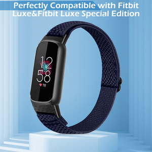 Có Thể Điều Chỉnh Đàn Hồi Nylon Ban Nhạc Đồng Hồ Dây Đeo Đồng Hồ Cho Fitbit Luxe Ban Nhạc Cho Phụ Nữ Người Đàn Ông - Product Image 2