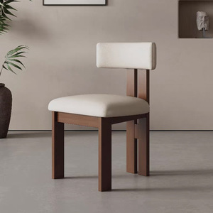 Mid-century Modern <strong>Retro</strong> Solid Wood <strong>Dining</strong> Table with <strong>Chair</strong> Designed by Nordic Designer for Home Decor - Product Image 4