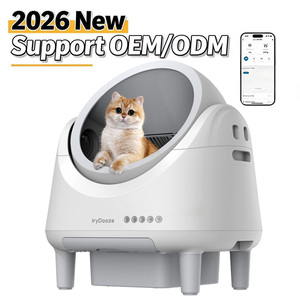 OEM Automatic Cat <strong>Litter</strong> <strong>Box</strong> Indoor Self Cleaning Low Noise Open Safety Design Minimize Pinch Risk Multiple Safety Protection - Product Image 1